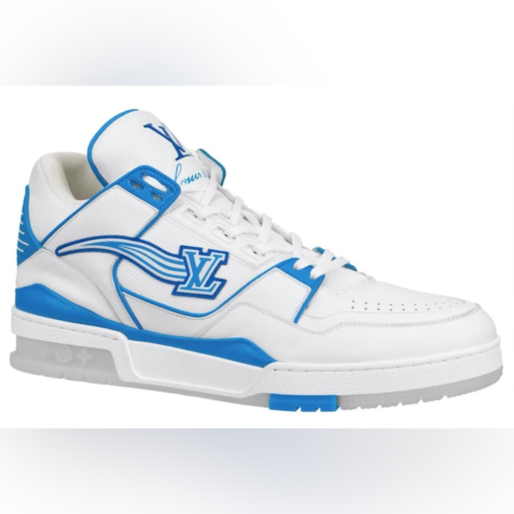 Louis Vuitton Blue & White Trainer Azur